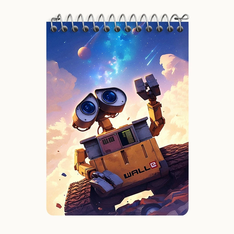 دفتر یادداشت 50 برگ خندالو طرح وال ای (Wall-E) کد N6342