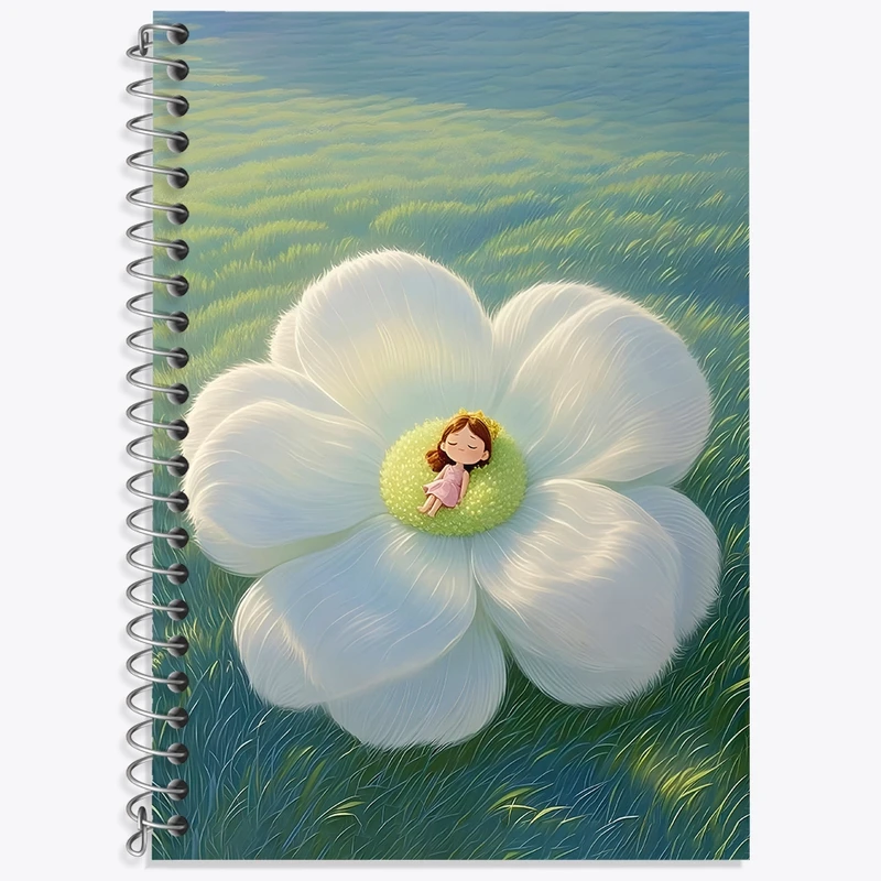 دفتر لغت 50 برگ خندالو طرح دخترانه کودکانه کد N6980