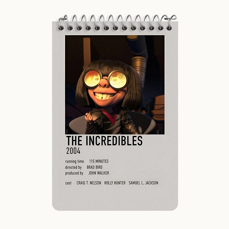 دفتر یادداشت 50 برگ خندالو طرح شگفت ‌انگیزان (The Incredibles) کد F14231