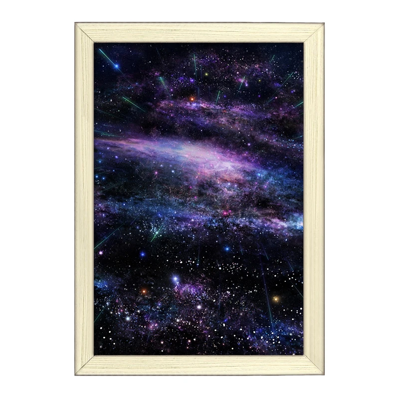 تابلو خندالو طرح کهکشان و سیاره ها کد 25375