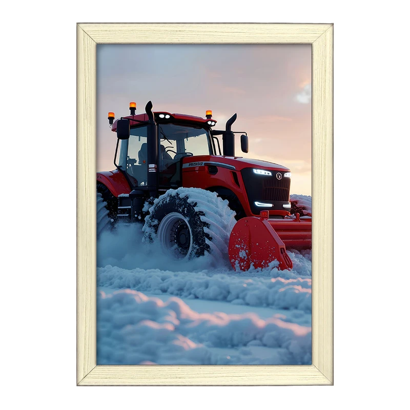 تابلو خندالو طرح بولدوزر (Bulldozer) کد F5231