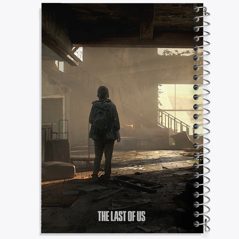 دفتر شطرنجی 50 برگ خندالو طرح (The Last Of Us) آخرین بازمانده از ما کد N9301