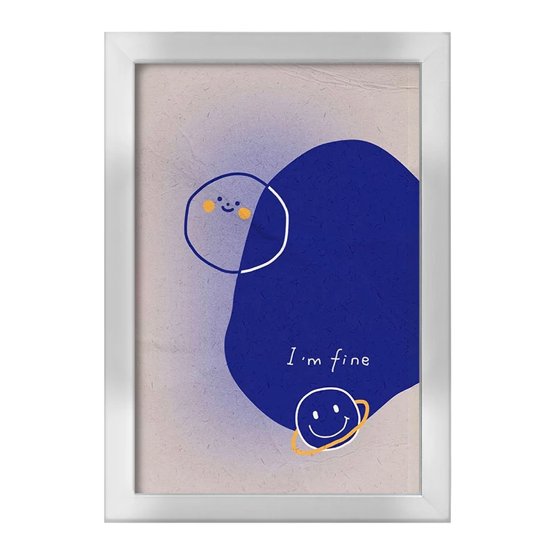 تابلو خندالو طرح I'm Fine کد F1730