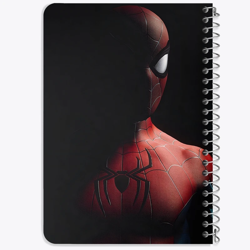 دفتر یادداشت 50 برگ خندالو طرح مرد عنکبوتی (Spider Man) کد F3950