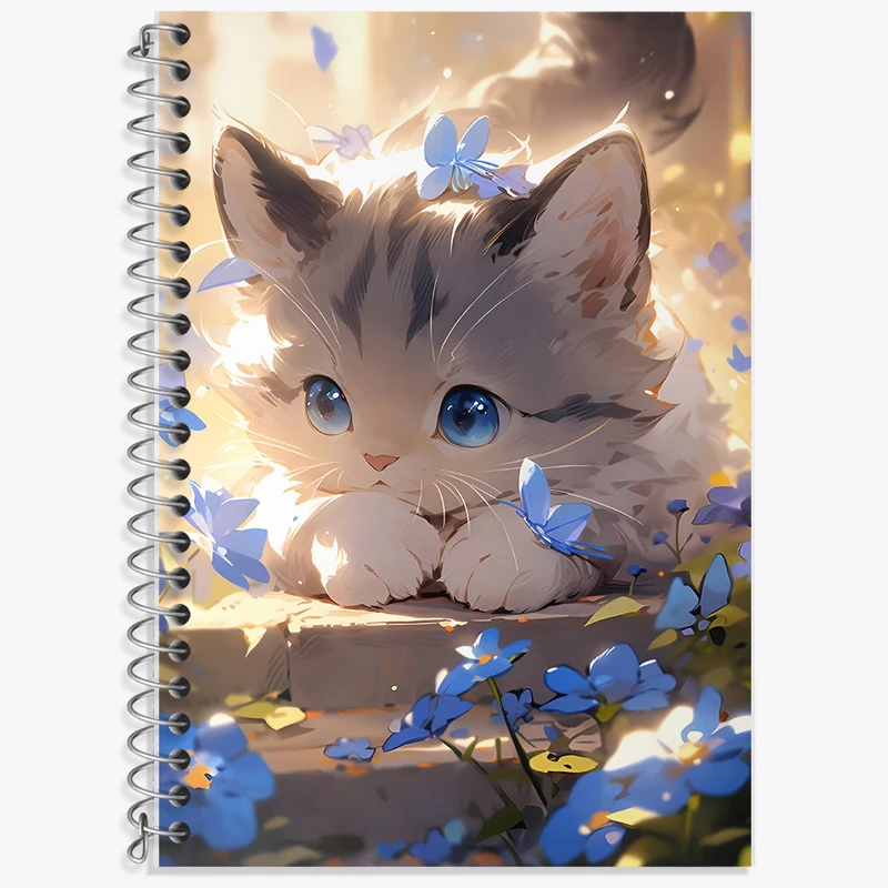 دفتر لغت 50 برگ خندالو طرح گربه ی کیوت کد F9229