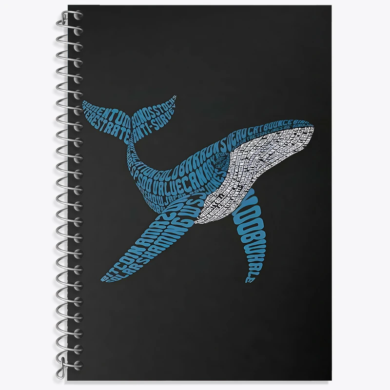 دفتر زبان دوخط 50 برگ خندالو طرح وال کد F4282