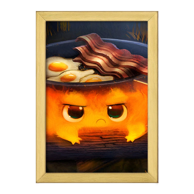 تابلو خندالو طرح کالسیفر قلعه متحرک هاول کد F9357