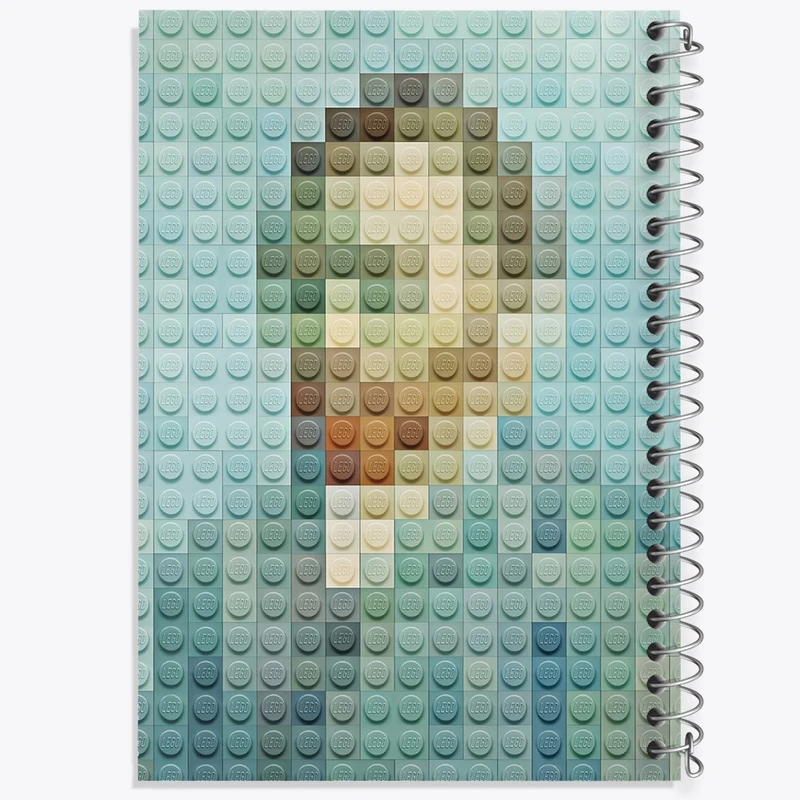 دفتر طراحی 50 برگ خندالو طرح لگو ونسان ونگوگ کد F1814