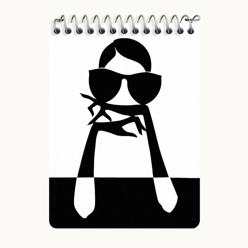 دفتر یادداشت 50 برگ خندالو طرح دخترانه کد N3219