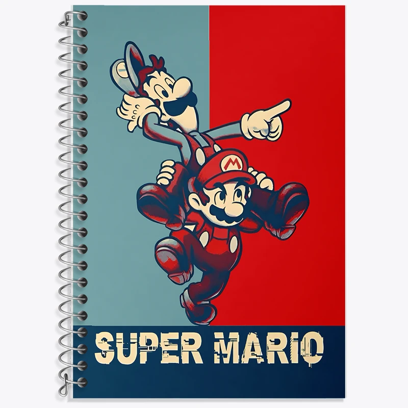 دفتر نت موسیقی 50 برگ خندالو طرح سوپر ماریو کد F12844