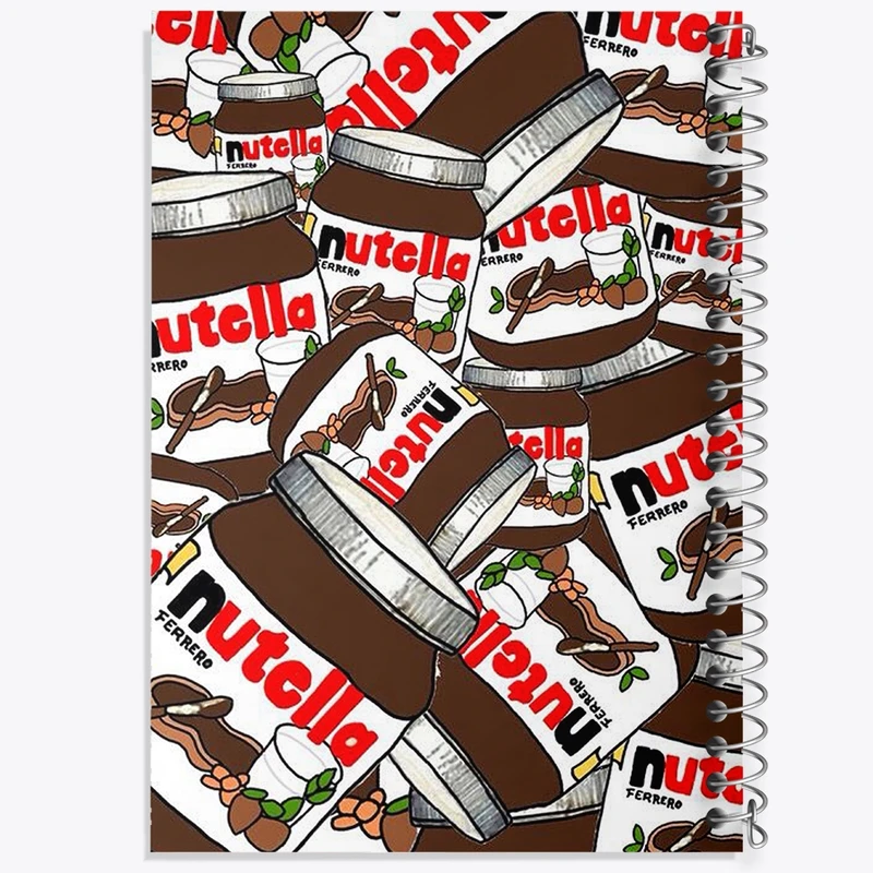 دفتر طراحی 50 برگ خندالو طرح نوتلا (Nutella) کد N2070