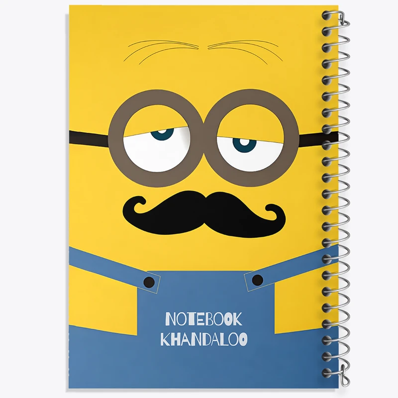 دفتر مشق 100 برگ خندالو طرح مینیون ها (Minions) کد N7208