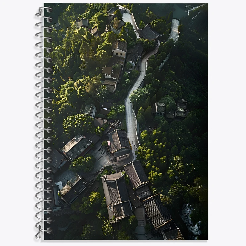 دفتر لغت 50 برگ خندالو طرح روستا کد F11633