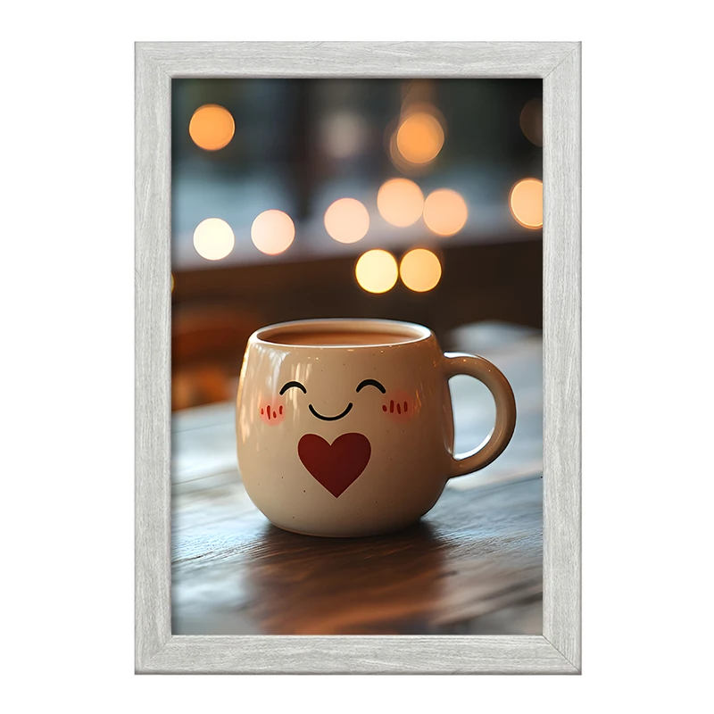 تابلو خندالو طرح فنجان قهوه کد F12026
