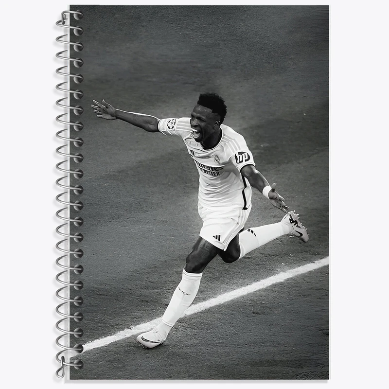 دفتر نت موسیقی 50 برگ خندالو طرح وینیسیوس جونیور (Vinicius Junior) کد F14294