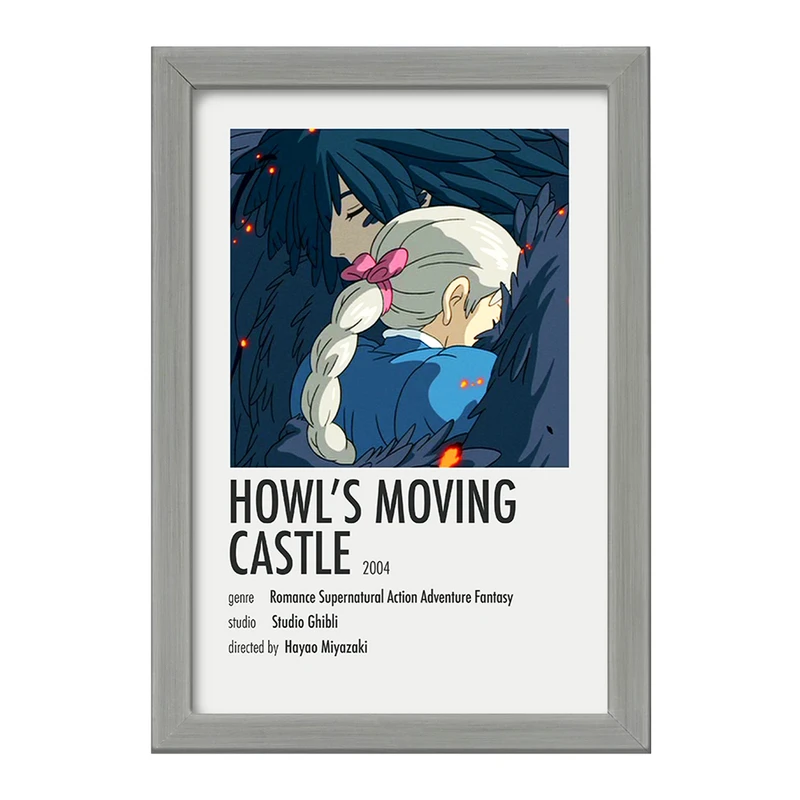 تابلو خندالو طرح انیمه قلعه متحرک هاول کد F13462