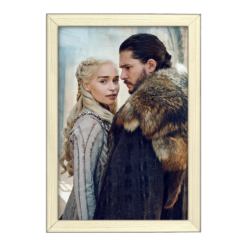 تابلو خندالو طرح دنریس تارگرین و جان اسنو گیم اف ترونز Game of Thrones  کد 2669