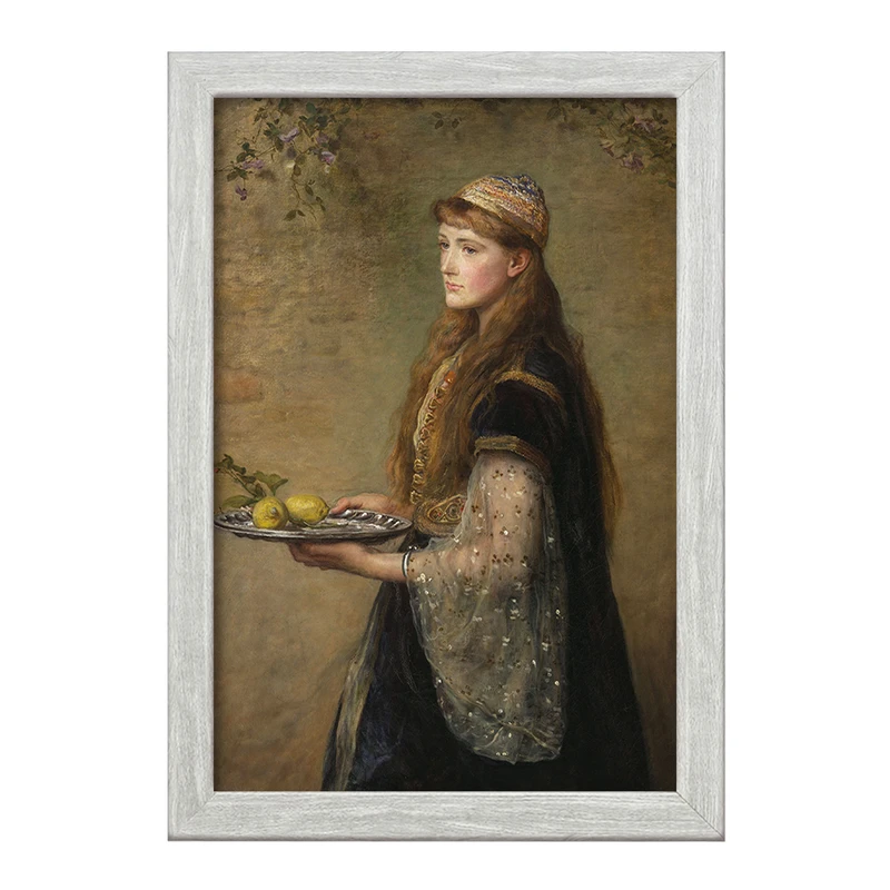 تابلو خندالو طرح نقاشی اسیر اثر جان اورت میلی کد F12357