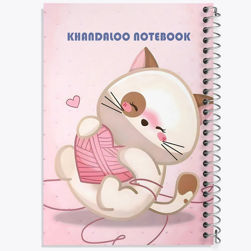 دفتر مشق 100 برگ خندالو طرح گربه بامزه کد N6223