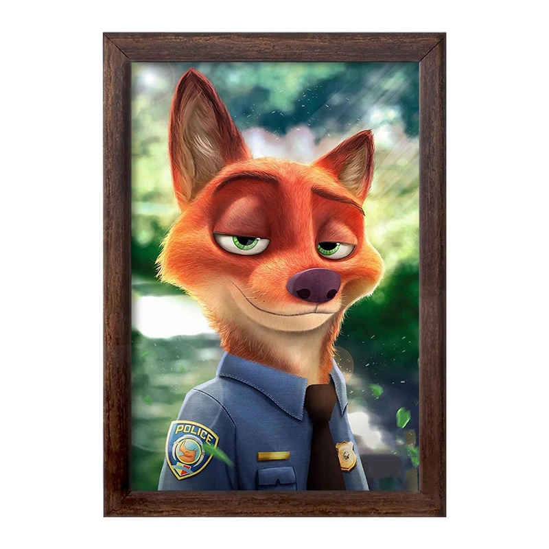 تابلو خندالو طرح انیمیشن زوتوپیا   کد 1022