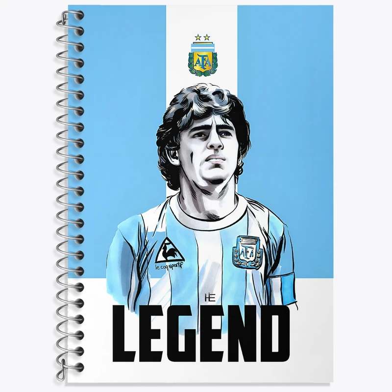 دفتر لغت 50 برگ خندالو طرح مارادونا (Maradona) کد N8263