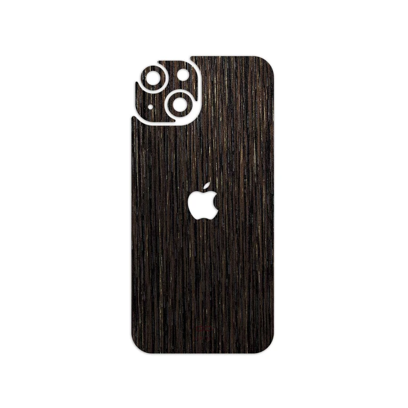 برچسب پوششی ماهوت مدل Dark-Gold-Stripes-Wood مناسب برای گوشی موبایل اپل iPhone 14
