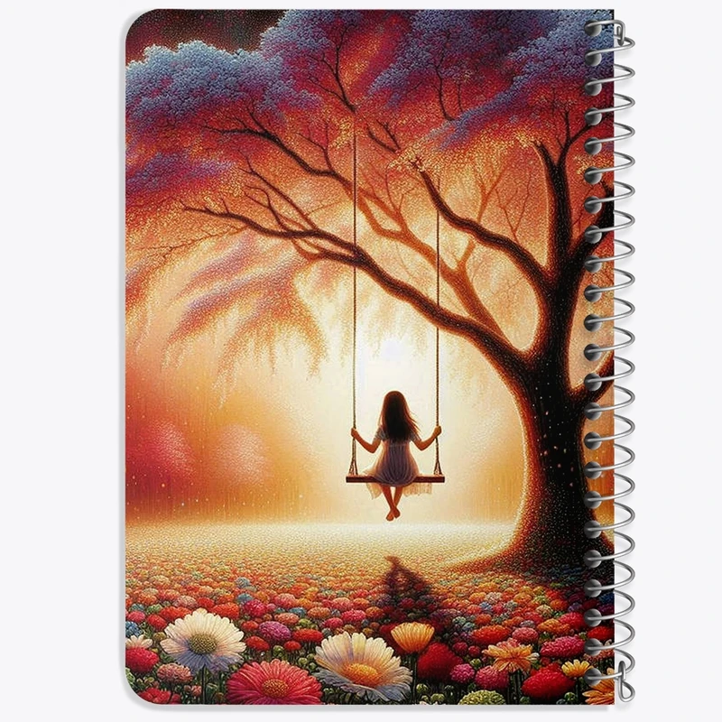 دفتر یادداشت 50 برگ خندالو طرح دخترانه کد F2763