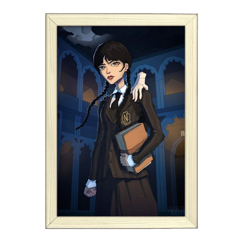 تابلو خندالو طرح ونزدی (Wednesday) کد F2466