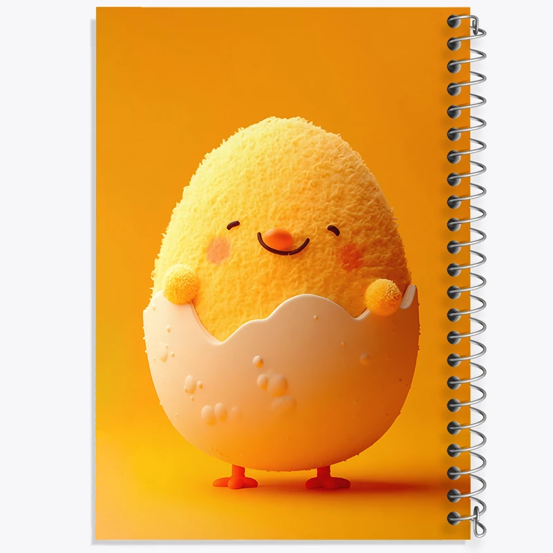 دفتر مشق 100 برگ خندالو طرح جوجه کیوت کد F11416