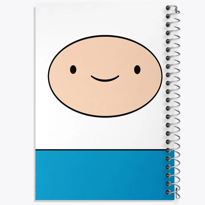 دفتر طراحی 50 برگ خندالو طرح فین وقت ماجراجویی Adventure Time  کد 20844