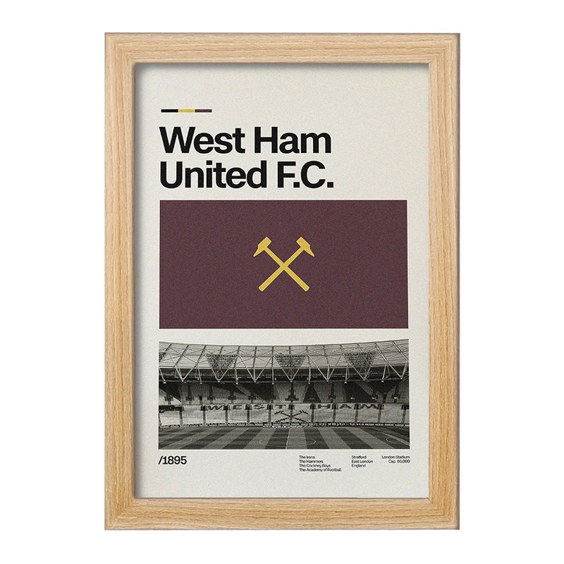 تابلو خندالو طرح وستهم یونایتد (West Ham United) کد F13883