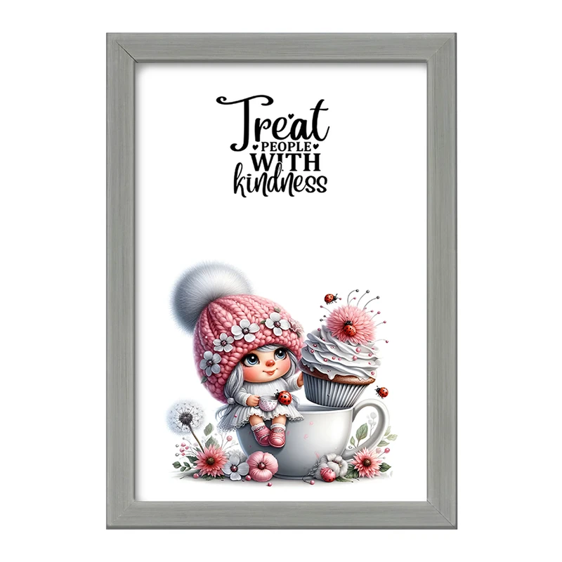 تابلو خندالو طرح دخترانه کیوت کد F5806