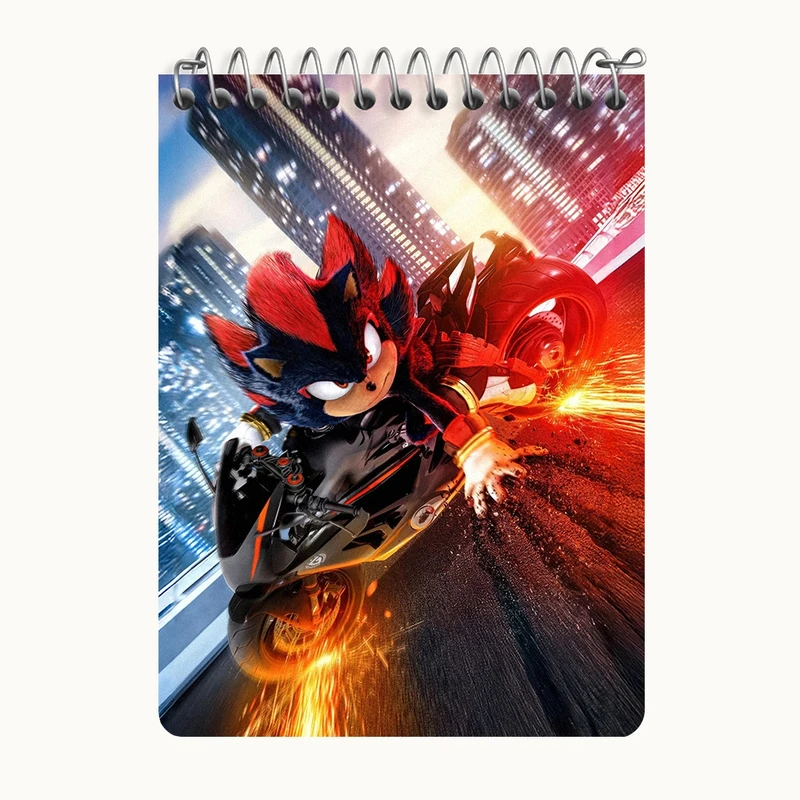 دفتر یادداشت 50 برگ خندالو طرح سونیک (Sonic) کد N7924