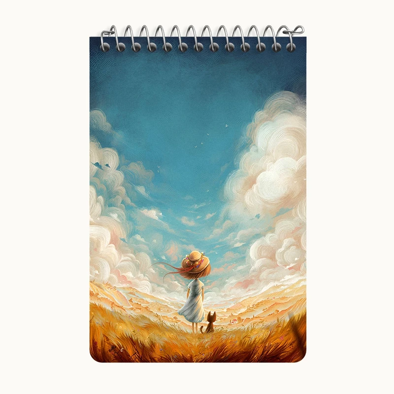 دفتر یادداشت 50 برگ خندالو طرح دخترانه کد F9356