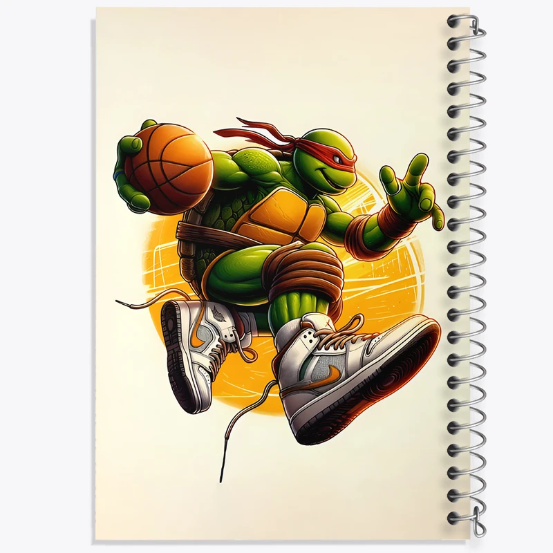 دفتر مشق 100 برگ خندالو طرح لاکپشت های نینجا کد F11734