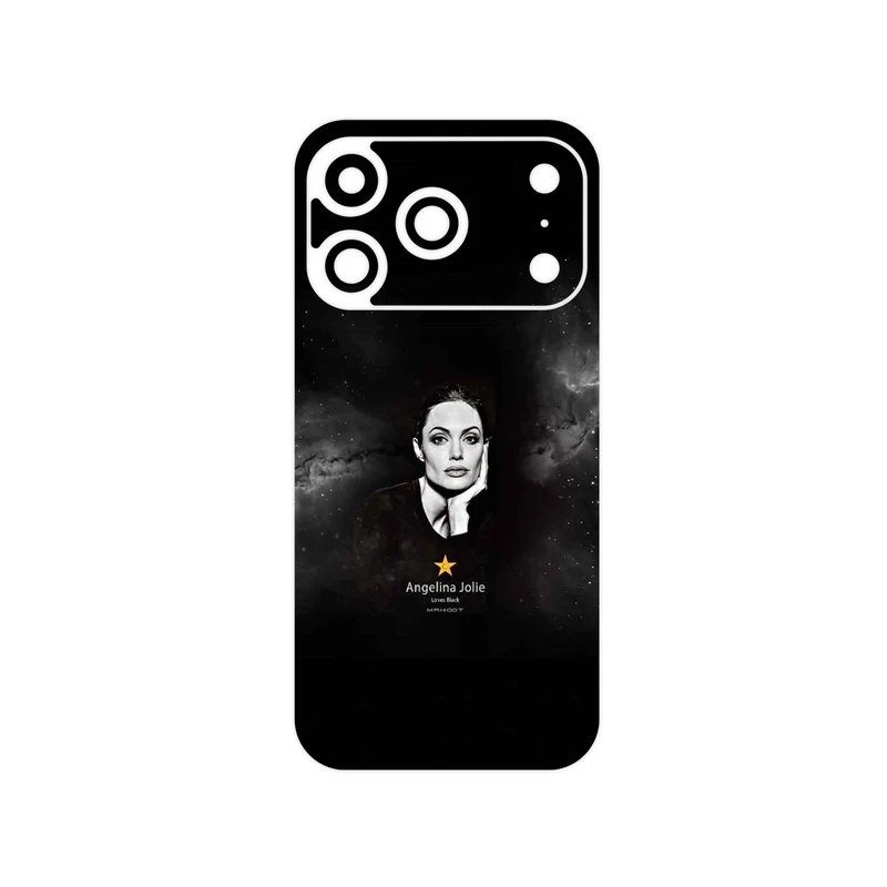 برچسب پوششی ماهوت مدل Angelina Jolie مناسب برای گوشی موبایل اپل iPhone 17 Pro