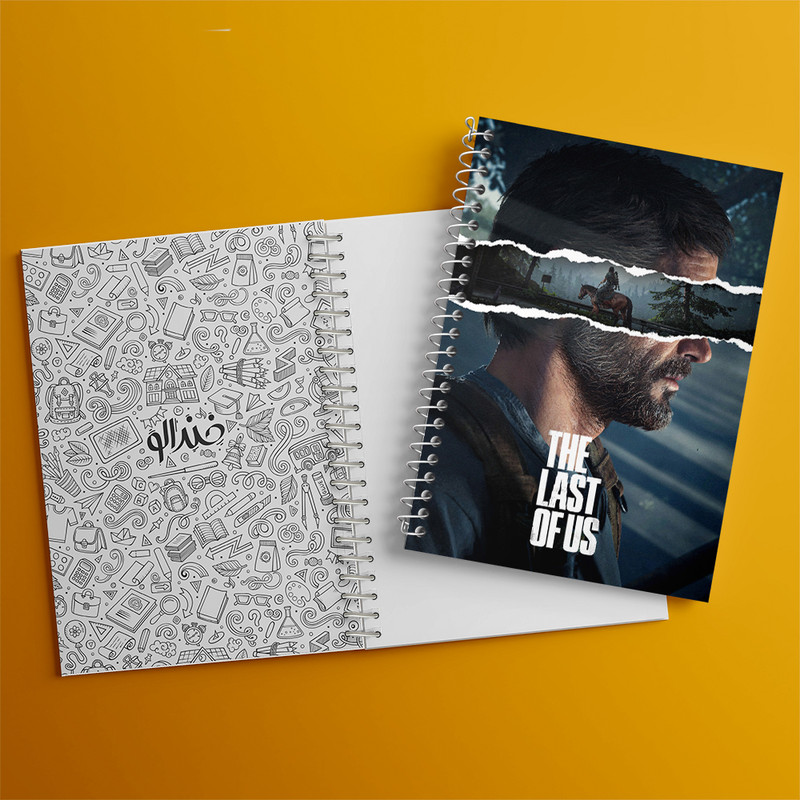 دفتر مشق 50 برگ خندالو طرح لست آف آس (The Last Of Us) کد F13601