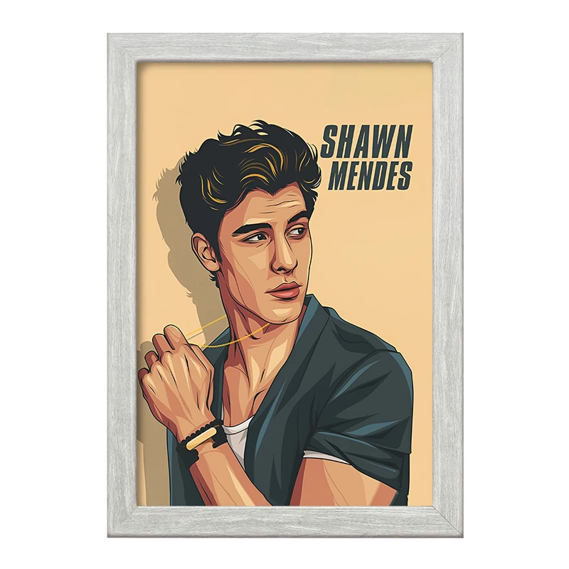 تابلو خندالو طرح شاون مندز (Shawn Mendes) کد F10227