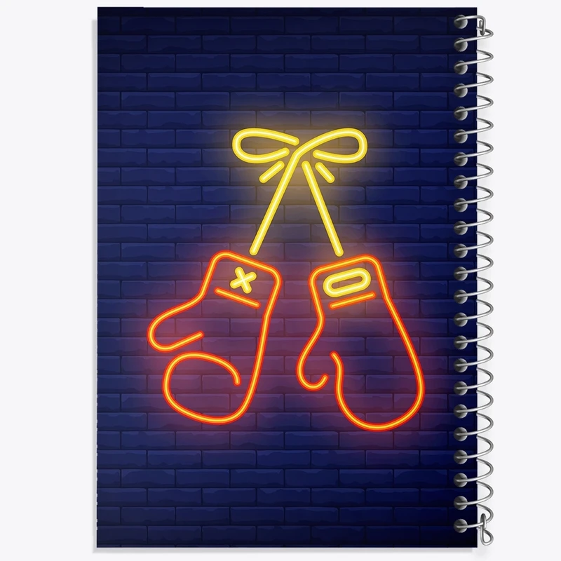 دفتر طراحی 50 برگ خندالو طرح بوکس (Boxing) کد F1464