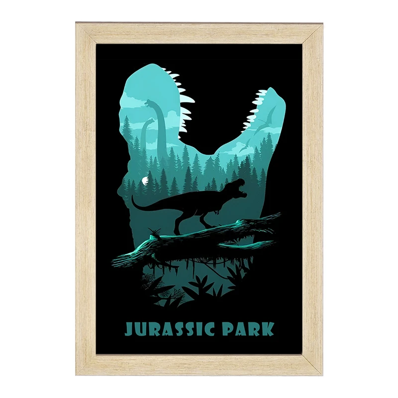 تابلو خندالو طرح ژوراسیک (Jurassic Park) کد F13774