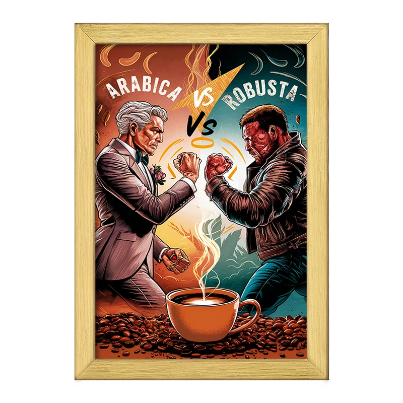 تابلو خندالو طرح قهوه (Coffee) کد F5922