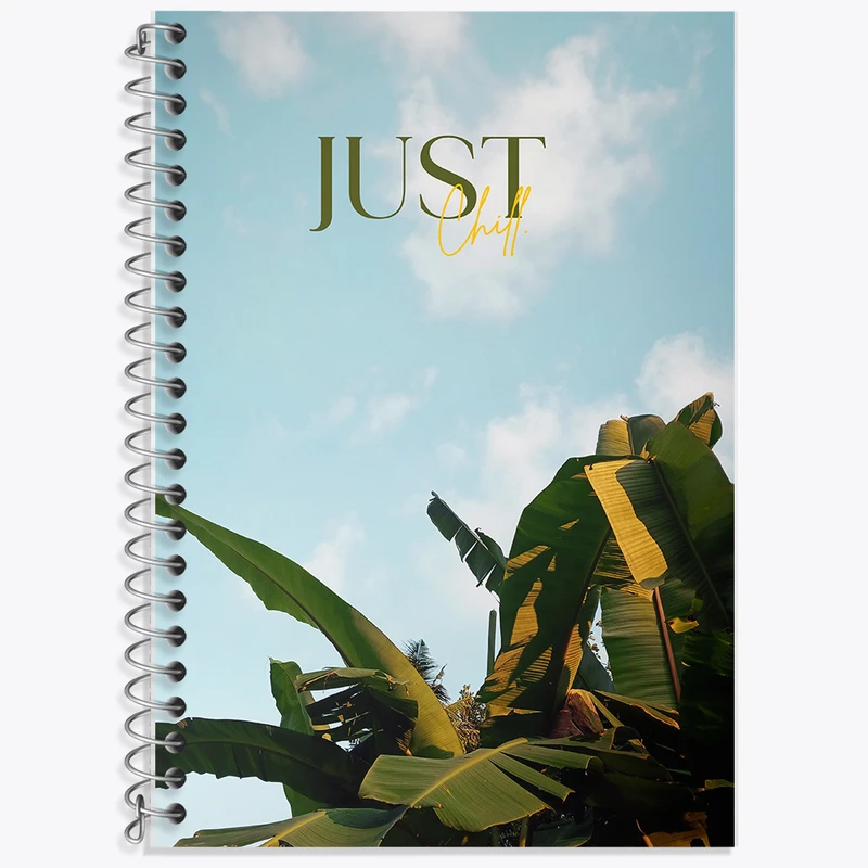 دفتر نت موسیقی 50 برگ خندالو طرح Just Chill کد F10783