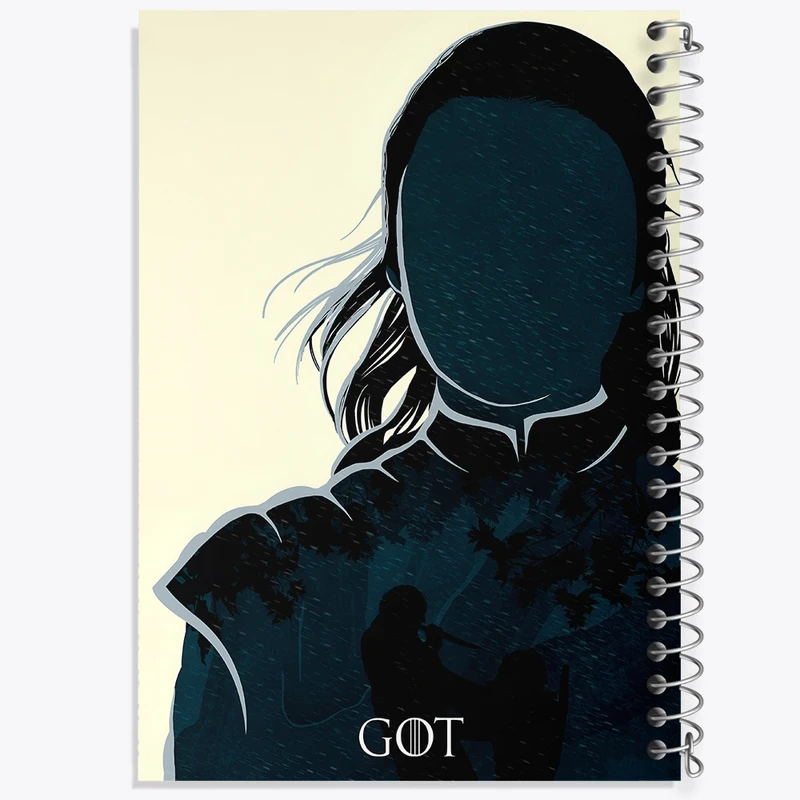 دفتر شطرنجی 50 برگ خندالو طرح گیم آف ترونز (Game of Thrones) کد F13758