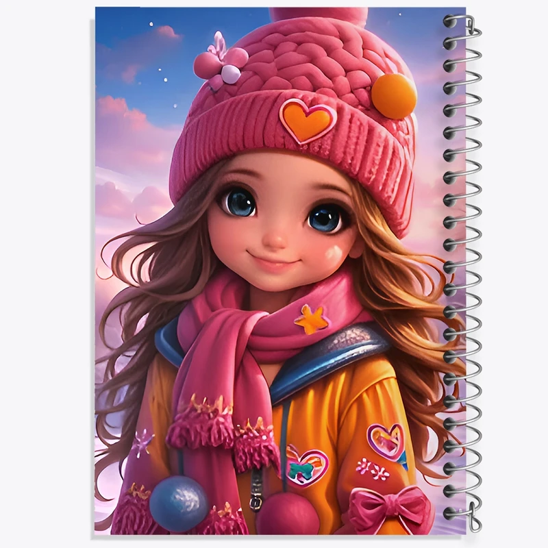 دفتر لیست خرید 50 برگ خندالو طرح دخترانه کد F9565