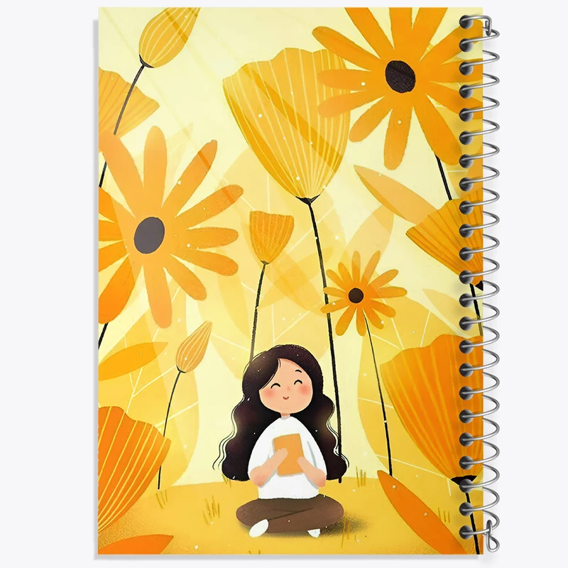 دفتر نقاشی 50 برگ خندالو طرح دخترانه کد N6851