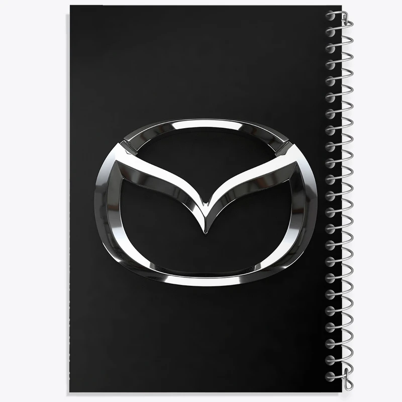 دفتر طراحی 50 برگ خندالو طرح مزدا mazda  کد 23519