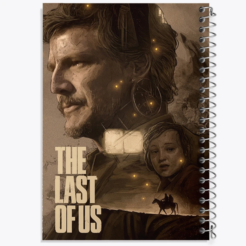 دفتر شطرنجی 50 برگ خندالو طرح (The Last Of Us) آخرین بازمانده از ما کد N9307