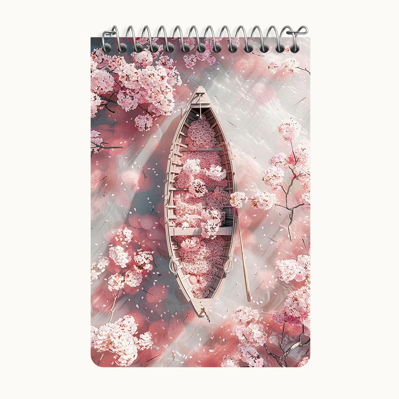 دفتر یادداشت 50 برگ خندالو طرح قایق رویایی کد F7480