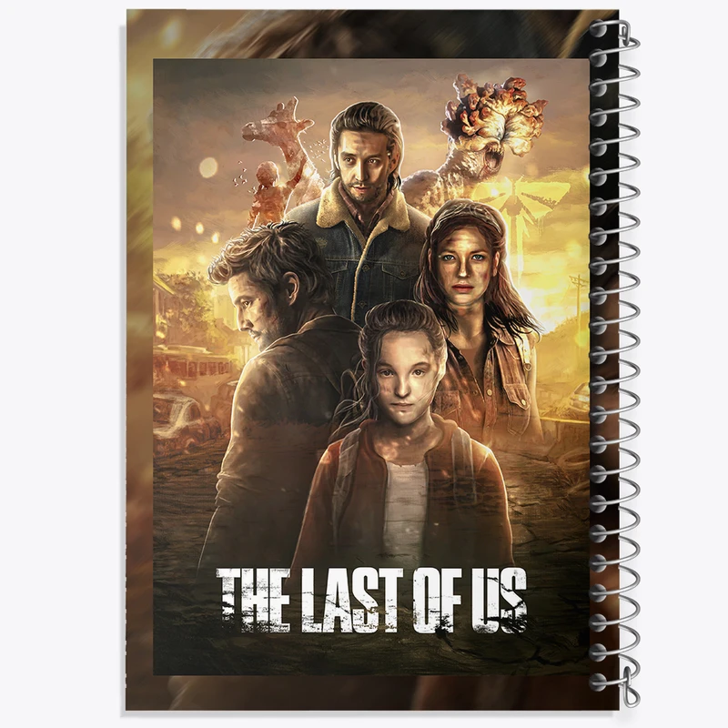 دفتر مشق 50 برگ خندالو طرح (The Last Of Us) آخرین بازمانده از ما کد N9320