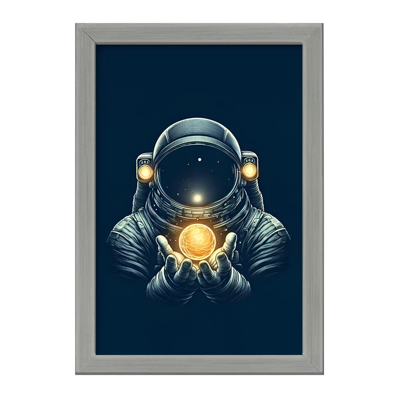 تابلو خندالو طرح فضانورد کد F9285